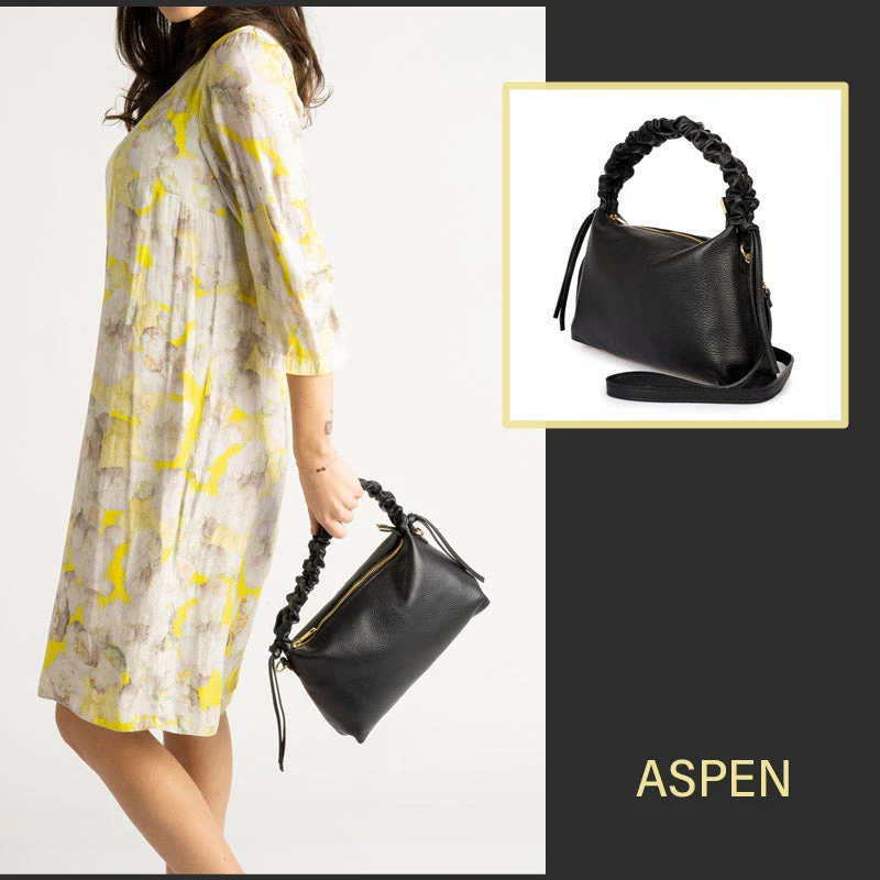 Aspen Sac à Main En Cuir Souple Italien 4 Aspen Sac à Main En Cuir Souple Italien - Image 4