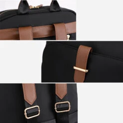 Axel Sac à Dos Femme Toile Chic -Looqita Axel sac a dos femme toile details