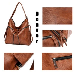 Denver Sac Bandoulière Convertible Sac à Dos 15 Denver Sac Bandoulière Convertible Sac à Dos -Looqita DetailsDenver