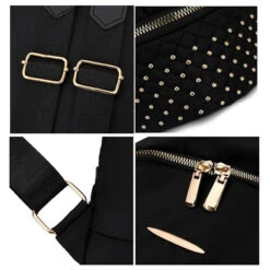 Milady Sac à Dos Femme Toile Tendance -Looqita Milady sac a dos femme toile details