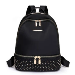 Milady Sac à Dos Femme Toile Tendance -Looqita Milady sac a dos femme toile noir