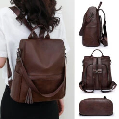 Texas Sac à Dos Antivol Femme -Looqita Vues texas cafe