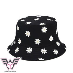 Bob à Fleur Pâquerettes 11 Bob à Fleur Pâquerettes -Looqita bob a fleur paquerettes noir rapide