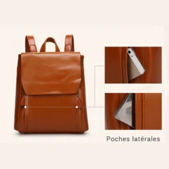 Carmen Sac à Dos Vintage Femme -Looqita carmen poches laterales c64ec165 a5db 461e b7a1 133326d4cdb1