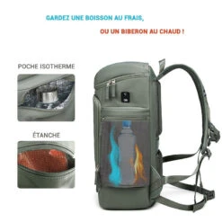 Lars Grand Sac à Dos De Voyage -Looqita grand sac a dos voyage lars isotherme