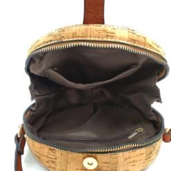 Papillons Mini Sac Bandoulière Liège -Looqita mini sac bandouliere liege papillons interieur