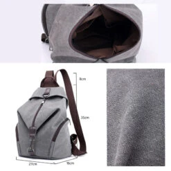 Stanford Sac à Dos Femme Toile -Looqita montagedetails2