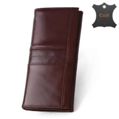 Ewen Portefeuille Femme Cuir Souple -Looqita portefeuille femme cuir Ewen cafe