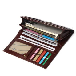 Ewen Portefeuille Femme Cuir Souple -Looqita portefeuille femme cuir Ewen interieur