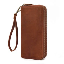 Trevis Portefeuille Femme Original Cuir 13 Trevis Portefeuille Femme Original Cuir -Looqita portefeuille femme cuir Trevis marron debout