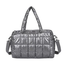 Gloria Sac Bandoulière Matelassé -Looqita sa bandouliere matelasse Gloria argent