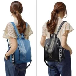 Corfou Sac à Dos Antivol Femme -Looqita sac a dos antivol femme Corfou porte