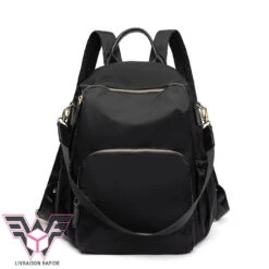Kristen Sac à Dos Femme Antivol -Looqita sac a dos antivol femme Kristen noir grand rapide