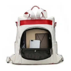 Paris Sac à Dos Antivol Femme -Looqita sac a dos antivol femme Paris arriere ouvert