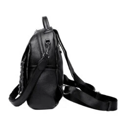 Brescia Sac à Dos Cuir Femme -Looqita sac a dos cuir femme Brsescia cote