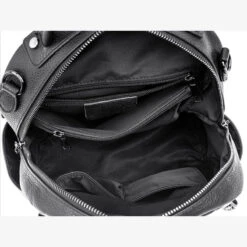 Brescia Sac à Dos Cuir Femme -Looqita sac a dos cuir femme Brsescia interieur