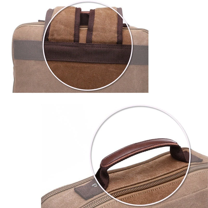 Otto Sac à Dos De Voyage Toile Vintage 10 Otto Sac à Dos De Voyage Toile Vintage - Image 10