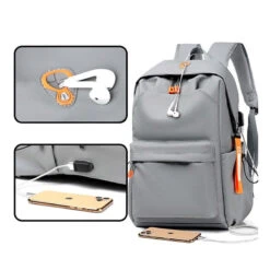 Rainy Sac à Dos De Voyage Imperméable -Looqita sac a dos de voyage impermeable Rainy connecte