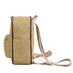 Mimosa Sac à Dos Femme été -Looqita sac a dos femm paille Mimosa cote