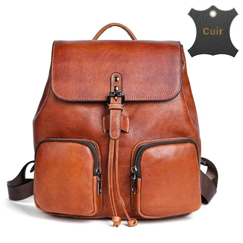 Arsène Sac à Dos Femme Cuir Vintage 1 Arsène Sac à Dos Femme Cuir Vintage