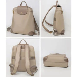 Vigo Sac à Dos Femme Tendance Toile Et Cuir -Looqita sac a dos femme Vigo vues