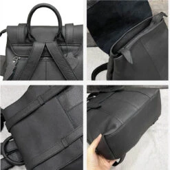 Wyde Sac à Dos Femme En Cuir Souple -Looqita sac a dos femme cuir Wyde details