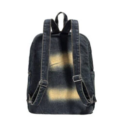 Jael Sac à Dos Femme Tendance En Jean -Looqita sac a dos femme jean Jael dos