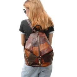 Havana Sac à Dos Femme Tendance Cuir -Looqita sac a dos femme tendance Havana cuir porte 1