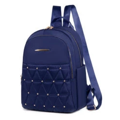 Sofia Sac à Dos Femme Tendance Matelassé -Looqita sac a dos femme tendance matelasse Sofia bleu