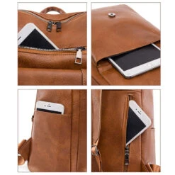 Oliveiro Sac à Dos Femme Tendance -Looqita sac a dos femme tendance oliveiro poches