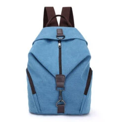 Stanford Sac à Dos Femme Toile -Looqita sac a dos femme tendance stanford bleu ciel