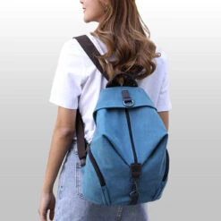 Stanford Sac à Dos Femme Toile -Looqita sac a dos femme tendance stanford porte