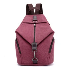 Stanford Sac à Dos Femme Toile -Looqita sac a dos femme tendance stanford rose red