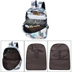 Nuuk Sac à Dos Femme Toile -Looqita sac a dos femme toile Nuuk interieur