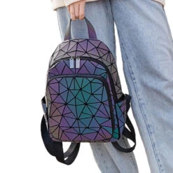 Flash Sac à Dos Holographique -Looqita sac a dos holographique Flash porte
