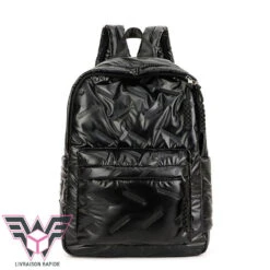 Trosa Sac à Dos Femme Matelassé -Looqita sac a dos matelasse Trosa noir rapide