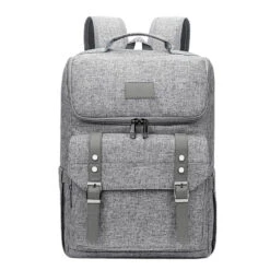 Linz Sac à Dos Ordinateur Femme 17 Pouces -Looqita sac a dos ordinateur Lintz gris face