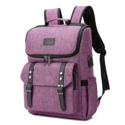 Linz Sac à Dos Ordinateur Femme 17 Pouces -Looqita sac a dos ordinateur Lintz mauve