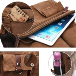 Marius Sac à Dos Ordinateur Vintage -Looqita sac a dos ordinateur vintage Marius details 2