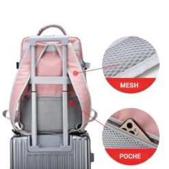 Otello Sac à Dos Voyage Femme -Looqita sac a dos voyage femme Otello trolley