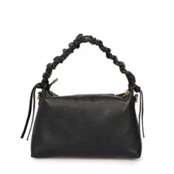 Aspen Sac à Main En Cuir Souple Italien 14 Aspen Sac à Main En Cuir Souple Italien -Looqita sac a main cuir Aspen noir dos