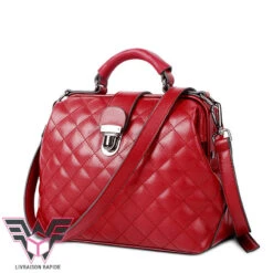 Sac à Main Doctor Bag -Looqita sac a main doctor bag rouge