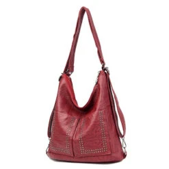 Jalisco Sac Bandoulière Femme Convertible -Looqita sac a main sac a dos Jalisco rouge