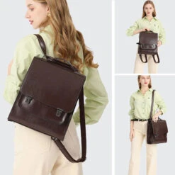 Merry Sac à Main Sac à Dos Femme Vintage -Looqita sac a main sac a dos Merry porte