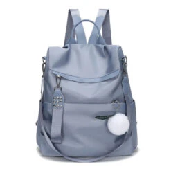 Tokyo Sac à Dos Anti Pickpocket Femme Léger -Looqita sac anti pickpocket Tokyo bleu
