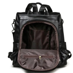 Patna Sac à Dos Antivol Femme -Looqita sac antivol femme Patna interieur