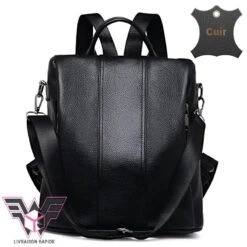 Prati Sac Antivol Femme Cuir