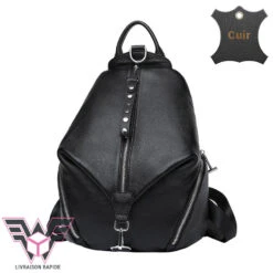 Geneva Sac Antivol Femme Cuir