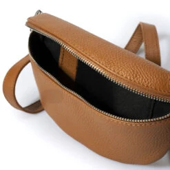 Isla Sac Banane Femme Cuir Italien -Looqita sac banane Isla interieur