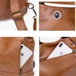 Brevik Sac Bandoulière Femme Convertible -Looqita sac bandouliere femme convertible Brevik finitions